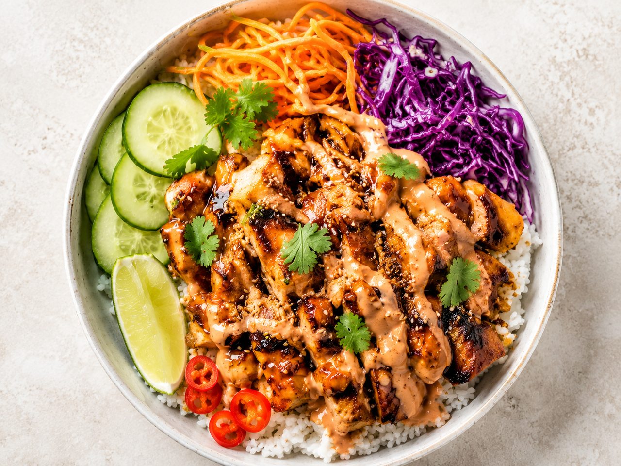 The bestseller bowl shot from above.